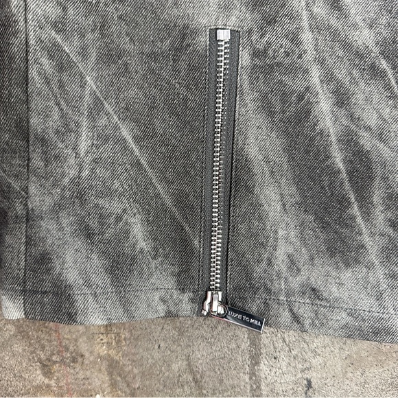 Luxe To Kill - Charcoal Acid Wash Cargo Pleather Trousers - Picture 9 of 10